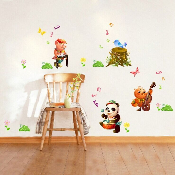 Sticker decorativ copii - Muzicienii veseli [2]