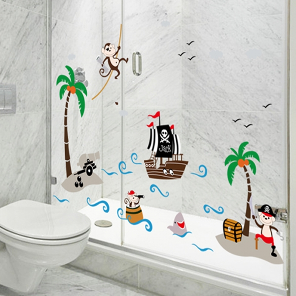Sticker decorativ pentru baieti - Piratii naufragiati [3]