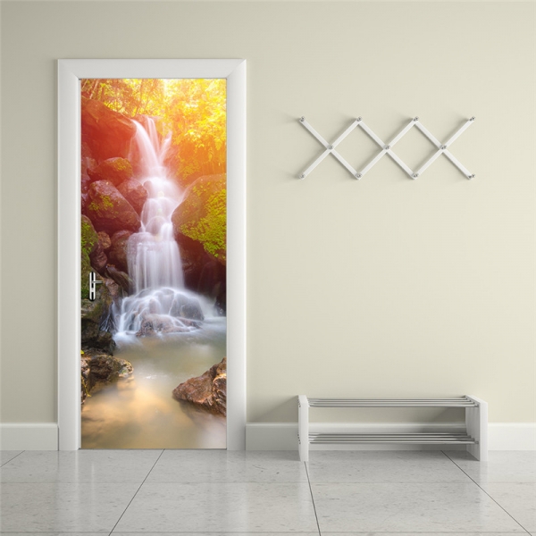 Sticker decorativ pentru usi - Cascada - 2 folii de 38,5x200 cm [4]
