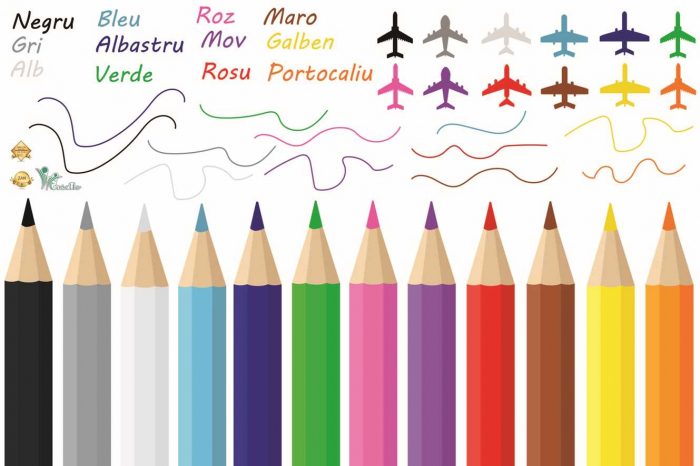 Sticker educativ pentru copii - Invatam culorile [3]