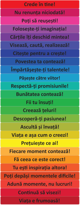 Sticker Scari - Mesaje motivationale - 25 folii de 10x100 cm [1]