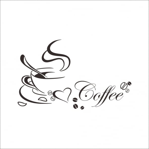 Stickere bucatarii - I love coffee - Ceasca de cafea [4]