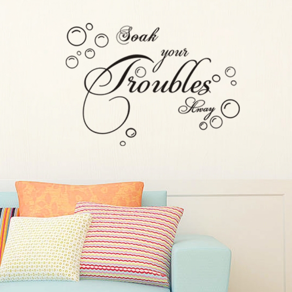Stickere decorative baie - Soak your troubles away [5]