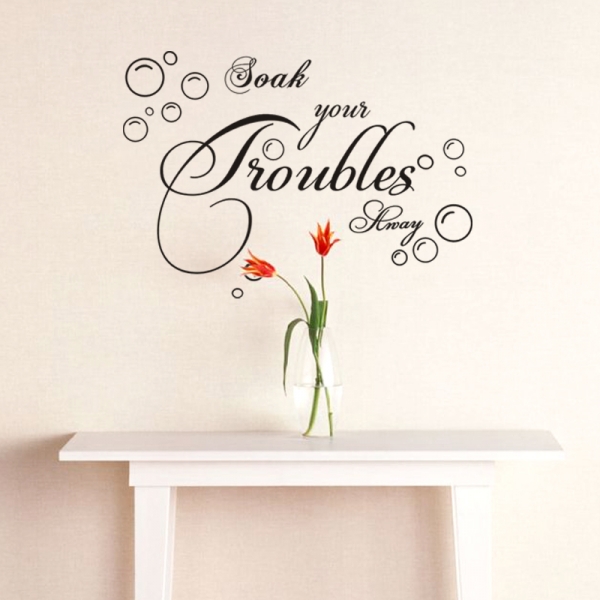 Stickere decorative baie - Soak your troubles away [4]