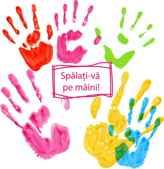 Sticker Spalati-va pe Maini - 50x50 cm [1]