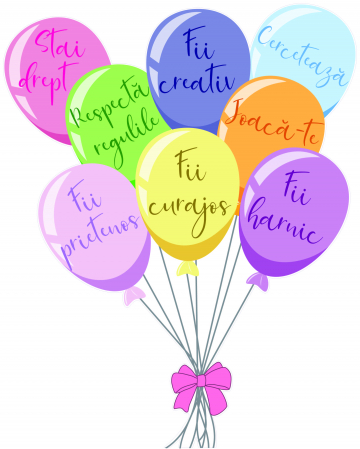Stickere Decorative - Autocolant Baloane cu Mesaje - 100x125 cm