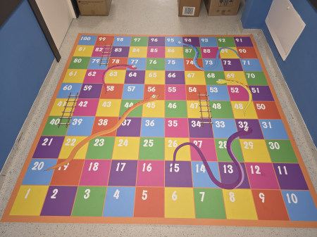 Autocolant de Podea - Joc cu numere [1]