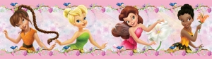 Sticker Brau roz cu flori si zane Diseny - Walt Disney [0]