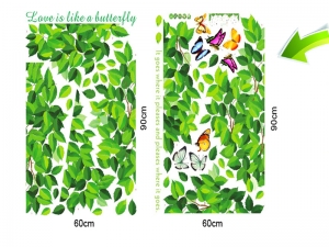 Decoratiuni perete - Frunze si fluturi [3]