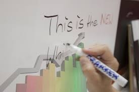 Folie autocolanta de tip whiteboard - ideal pentru proiectii - culoare alba - 137x100 cm [2]