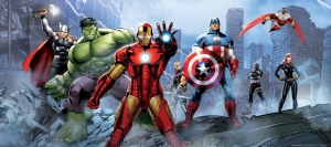 Fototapet - Fototapet Avengers - 265x118 cm