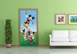 Fototapet Disney - Mickey Mouse Face Sport [1]