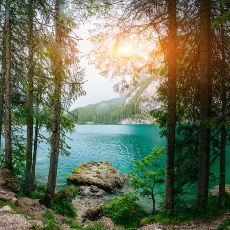 Fototapet Natura - Fototapet Lac Turcoaz