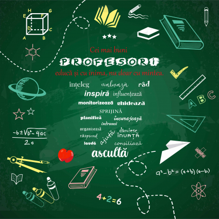 Stickere Decorative - Panou Autocolant Cancelarie Verde - 125x125 cm