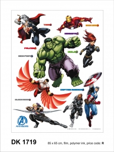 Sticker Razbunatorii - Avengers - 65x85cm - DK1719 [1]