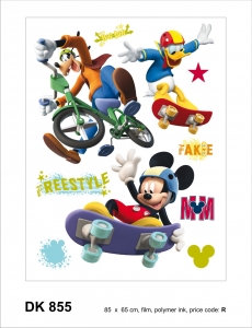 Sticker Mickey Freestyle - 65x85cm - DK855 [1]