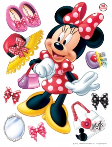Stickere Decorative - Sticker Minnie Mouse -  65x85cm  - DK1703