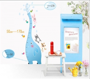 Sticker centimetru - Grafic de crestere - Elefantul stropitor [2]