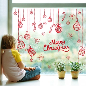 Sticker Craciun - Merry Christmas! - globuri si cadouri [8]