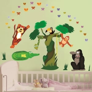Sticker decorare camere copii - In jungla [1]