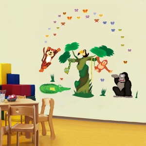 Sticker decorare camere copii - In jungla [3]