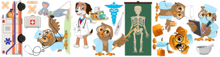 Stickere Decorative - Autocolante pentru Cabinet Medical