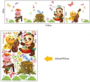 Sticker decorativ copii - Muzicienii veseli [5]