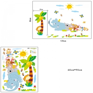 Sticker decorativ copii - Trenuletul animalelor [5]