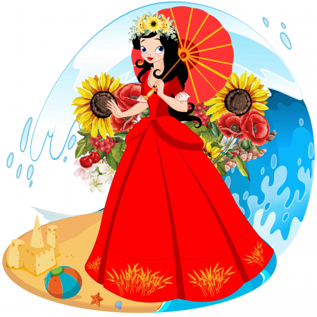 Stickere Decorative - Sticker educativ - Zana Vara - 125x125 cm