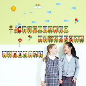 Sticker educativ - Vagoane cu literele alfabetului [5]