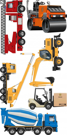 Autocolant Masini pentru Constructie - 60x120 cm [1]