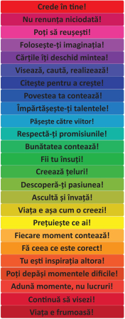 Stickere Decorative - Sticker Scari - Mesaje motivationale - 25 folii de 10x100 cm