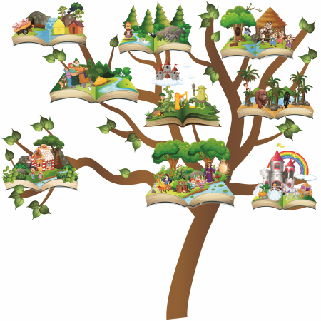 Stickere Decorative - Sticker Copacul Povestilor - 125X160 cm