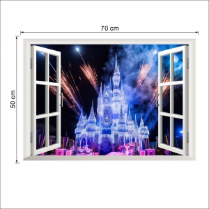 Stickere 3D pentru fete- Castel cu artificii [3]