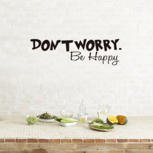 Stickere citate motivationale - Don't worry, be happy [0]