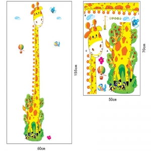 Stickere copii - Grafic de crestere girafa vesela - masurator inaltime [6]