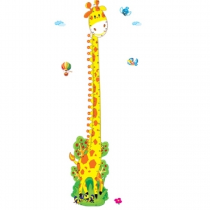 Stickere copii - Grafic de crestere girafa vesela - masurator inaltime [7]
