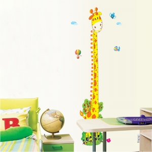 Stickere copii - Grafic de crestere girafa vesela - masurator inaltime [3]