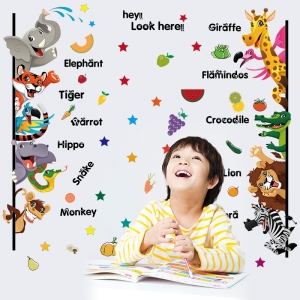 Stickere pentru copii - Animale,legume, fructe (in engleza) [5]