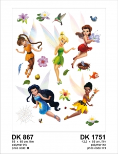 Sticker Zane Disney - Fairies - 65x85cm - DK867 [1]