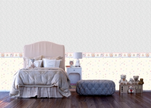 Tapet netesut alb - model abstract [1]