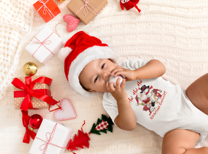 Body personalizat Craciun Fericit, Ho, Ho, Ho! [2]