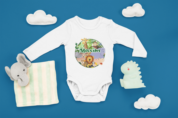 Body personalizat cu nume - Safari [4]