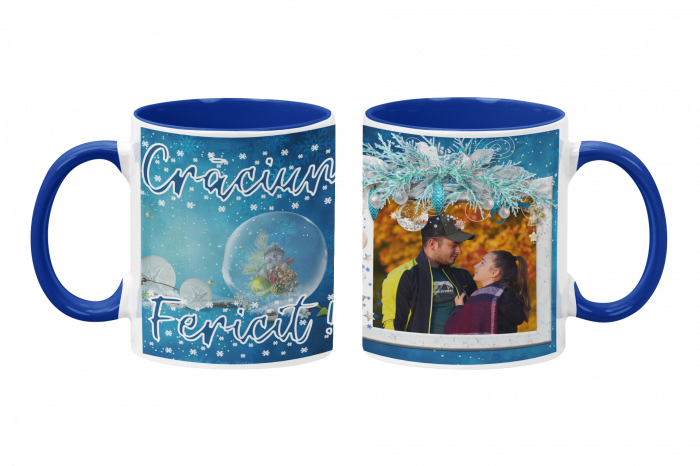 Cana personalizata cu poza si mesaj - Craciun Fericit! 2 [3]
