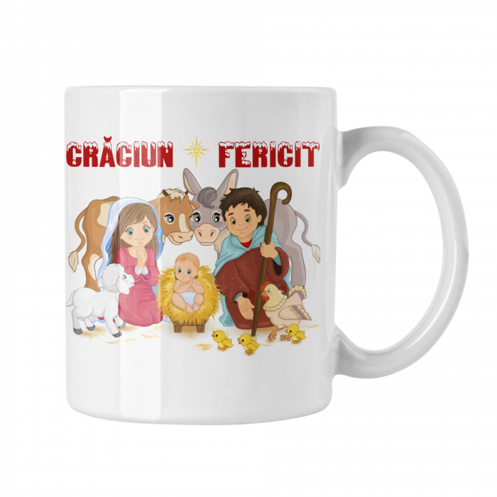 Cana personalizata CRACIUN FERICIT - Nasterea Domnului [2]