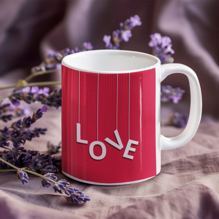 Cană personalizată cu 2 poze - LOVE [2]