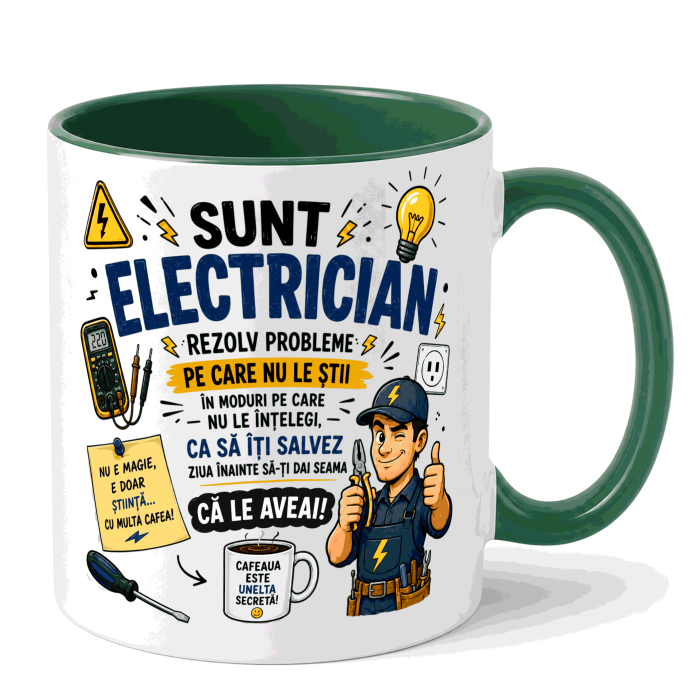 Cana personalizata - SUNT ELECTRICIAN [8]