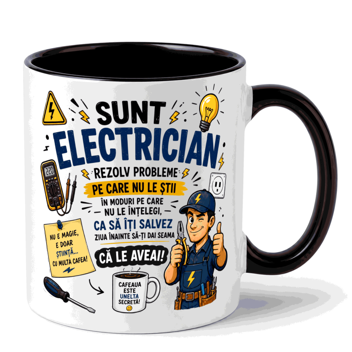 Cana personalizata - SUNT ELECTRICIAN [5]