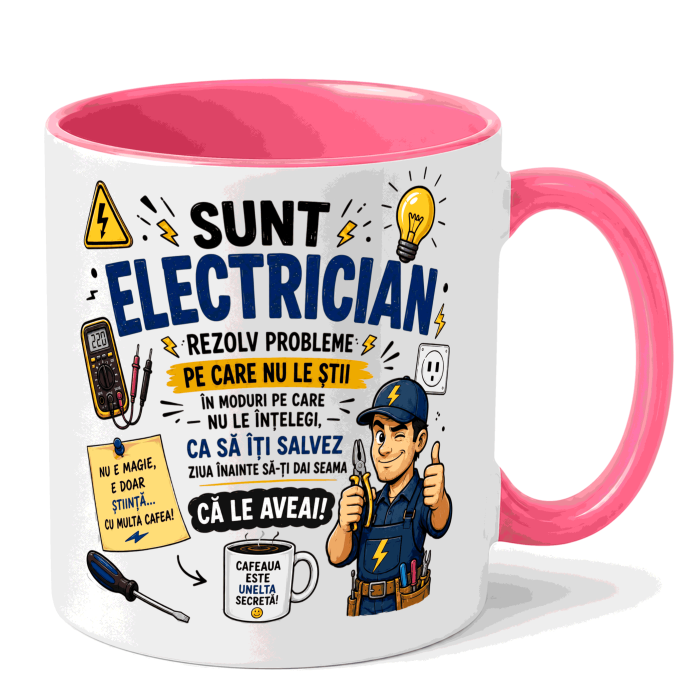 Cana personalizata - SUNT ELECTRICIAN [7]