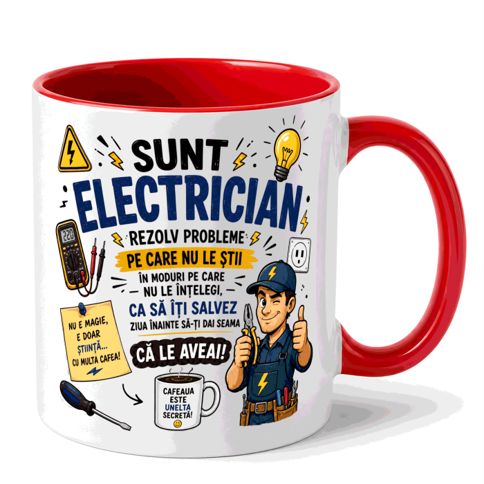 Cana personalizata - SUNT ELECTRICIAN [6]
